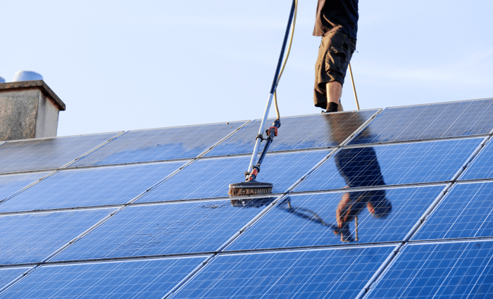 Quarterly Solar Panel Cleaning (Single Story Residence) image